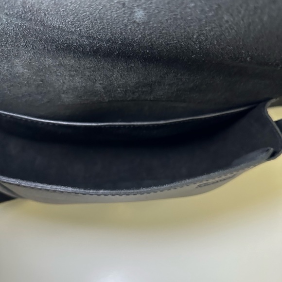 BLACK LEATHER SADDLE HORSE BIT SHOULDER/CROSSBODY BAG - Picture 5 of 7